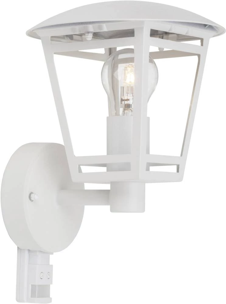 Vanjska zidna svjetiljka sa senzorom pokreta LED E27 40 W Brilliant Riley 42397/05 bijela slika