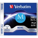 M-DISC Blu-ray XL Rohling 43833 Verbatim 100 GB u tankoj kutiji ponovo ispisivanje 1 kom.