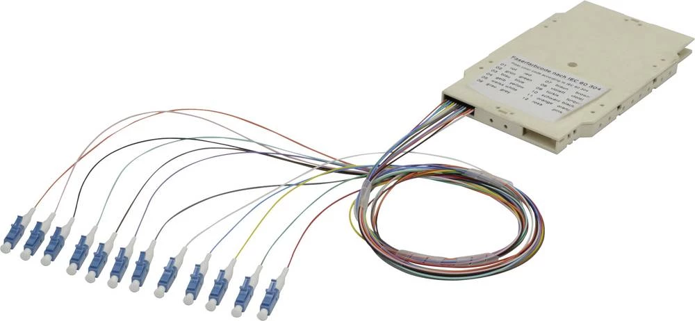 Kutija za optičke kablove 12 ulaza LC Multimode OM2 Opremljena Digitus Professional A-96533-02-UPC slika