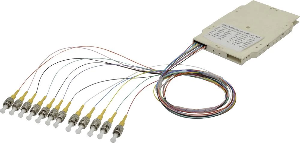 Kutija za optičke kablove 12 ulaza ST Singlemode OS2 Opremljena Digitus Professional A-96911-02-UPC slika