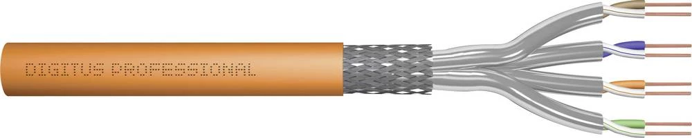 Mrežni kabel S/FTP 4 x 2 x 0.57 mm Narančasta Digitus Professional DK-1741-VH Roba na metre slika