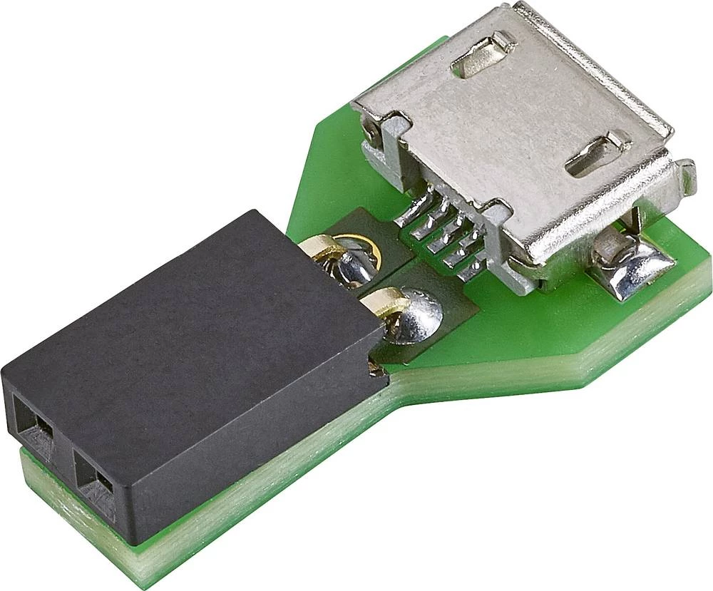 Adapterska tiskana pločica 5 V Conrad mikro-USB-adapter za LED traku slika