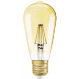 LED žarulja E27 oblik klipa 7 W = 54 W zlatna (promjer x D) 64 mm x 143 mm KEU: A+ OSRAM prigušivanje, sa žarnom niti 1 kom.
