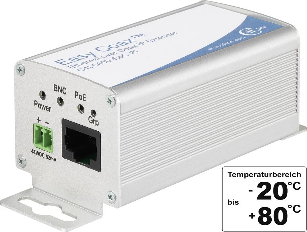 Proširenje industrijske mrteže Renkforce 2-žice Raspon (maks.): 500 m S PoE funkcijom slika