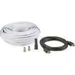 SAT-priključni set (SAT-koaksijalni kabel [25 m] + HDMI-kabel + 2x F-utikač+zaštitna čahura)