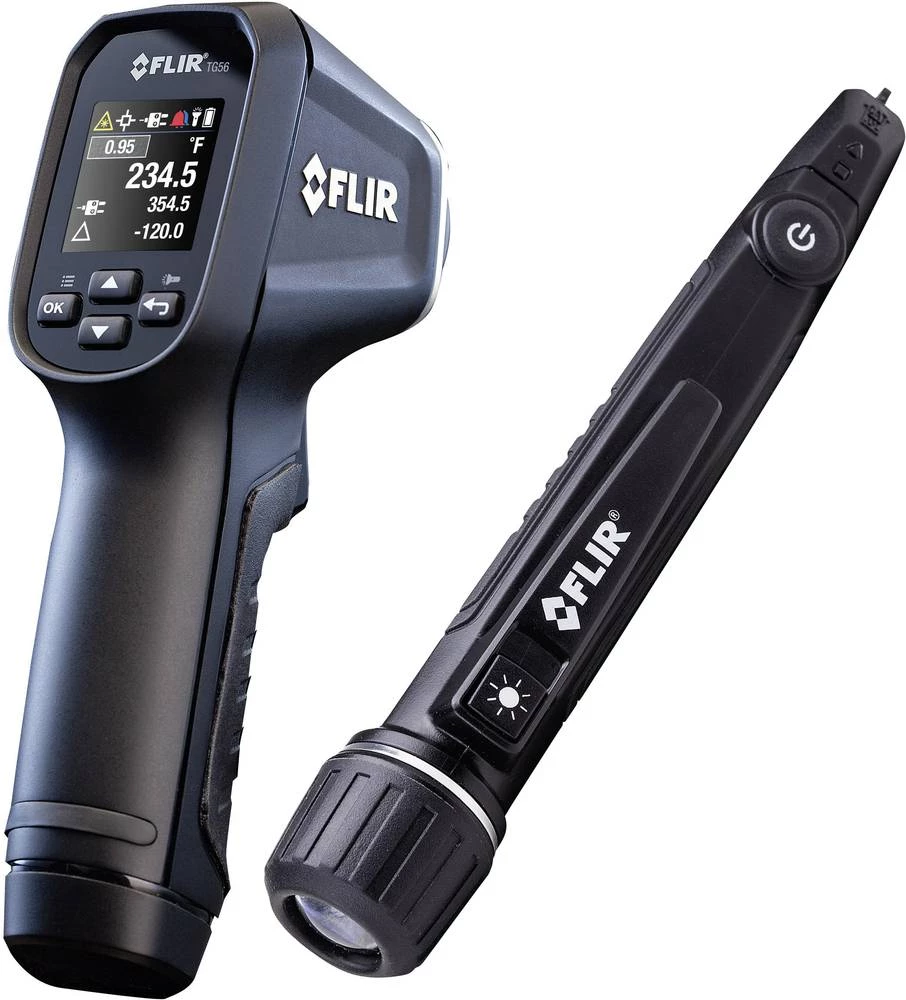 Infracrveni termometar FLIR TG56+VP52 optika 30:1 -30 do +650 °C pirometar slika