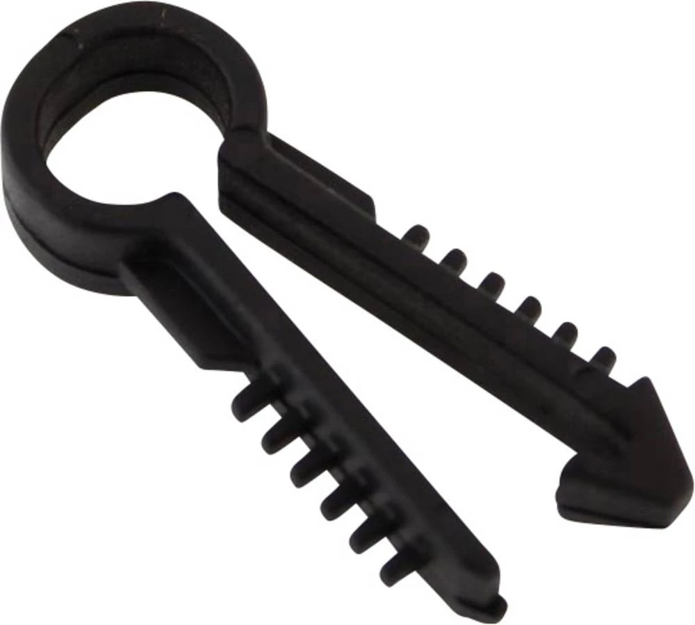 Montažna spona/obujmica za nadžbuknju montažučrne barve Telecom Security FIP/B 1 kos slika