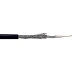 Mini koaksjialni kabel 50 m, crne boje