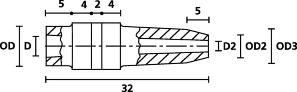 Zaštitni nastavak za kabele, promjer spojke (maks.) 4 mm PVC crna HellermannTyton H125 PVC BK 1000 1 kom. slika