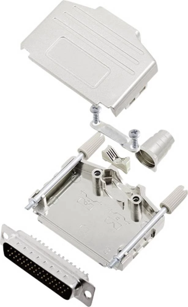 D-SUB letva s muškim kontaktima-set 180 ° broj polova: 44 lemna čaša encitech DPPK25-M-HDP44-K 1 set slika