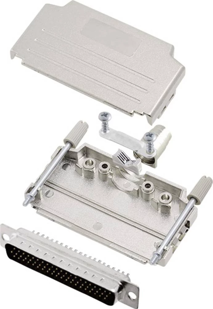 D-SUB letva s muškim kontaktima-set 180 ° broj polova: 62 lemna čaša encitech DPPK37-M-HDP62-K 1 set slika