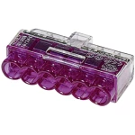 Priključni treminal fleksibilan: 1-2.5 mm krut : 0.5-2.5 mm broj polova: 6 HellermannTyton 148-90040 1 komad Violett
