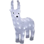 Akrilna figura sjeverni jelen, s tajmerom, hladno bijela LED Konstsmide 6139-203 bijele boje