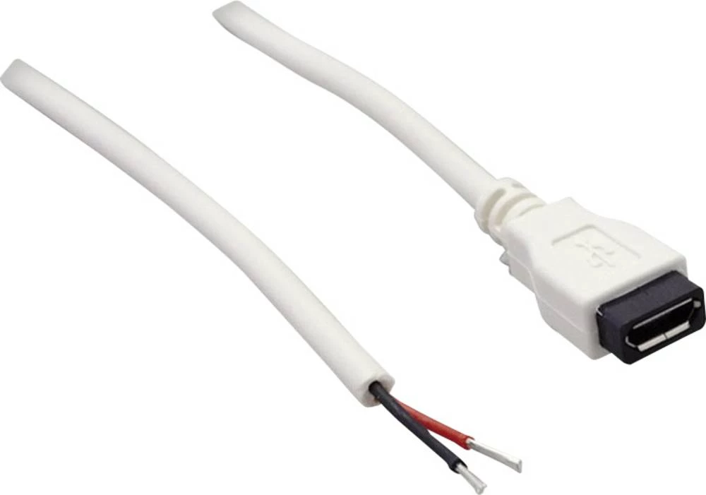 Micro USB-B sklopka s otvorenim krajem, ravna sklopka Micro USB-B sklopka BKL Electronic sadržaj: 1 kom. slika