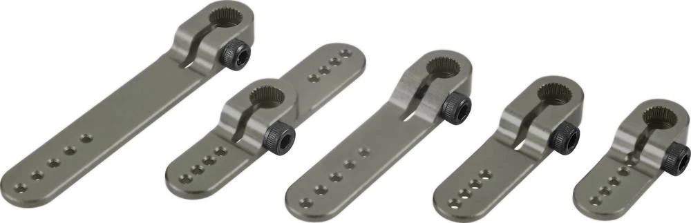 Aluminijska servo-poluga za zatezanje Reely 47 mm pogodna za: Futaba servo-poluga s vijencem, broj rupa: 5 slika