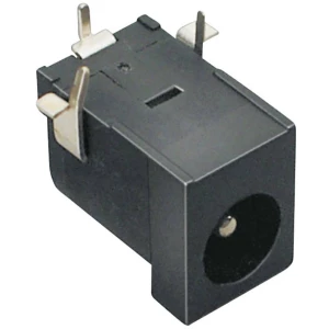 Niskonaponski konektor, ugradbena utičnica, horizontalna 6.3 mm 2.5 mm BKL Electronic 1 kom. slika