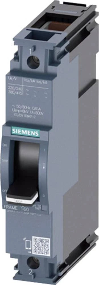 Snažan prekidač 1 kom. Siemens 3VA1163-4ED16-0AA0 postavljanje (struja): 63 - 63 A (Š x V x D) 25.4 x 130 x 70 mm slika