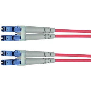 Staklena vlakna Svjetlovodi Priključni kabel [1x Muški konektor LC - 1x Muški konektor LC] 50/125 µ Multimode OM3 1 m Tele slika