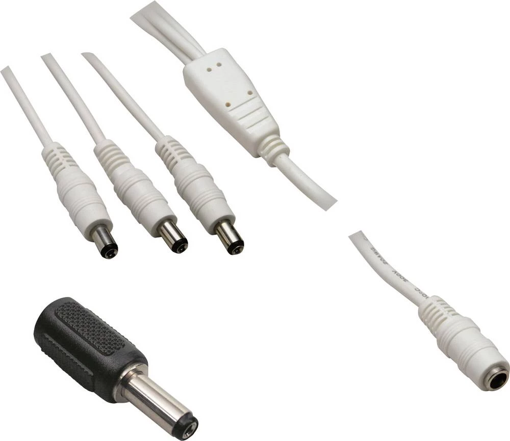 Niskonaponski adapterski kabel, niskonaponska utičnica - niskonaponski utikač 5.5 mm 2.1 mm 5.5 mm 2.1 mm BKL Electronic 0.35 m slika