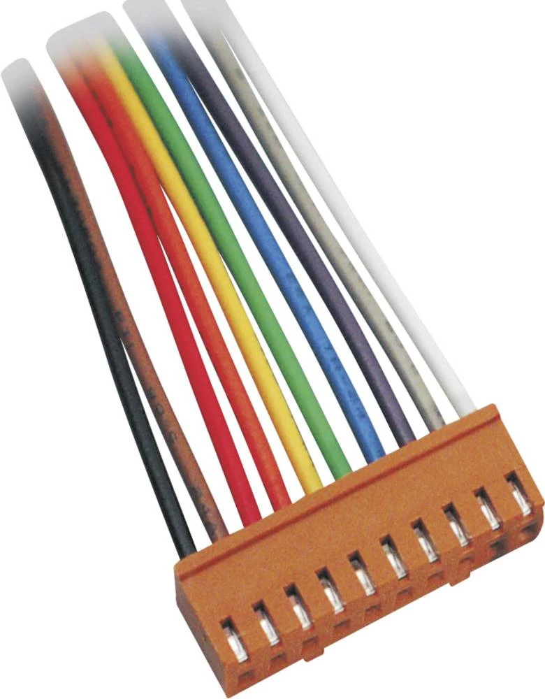 BKL Electronic 072508-O priključnica s finožičnim vodičem, ukupan broj polova 10 mjere rastera: 2.50 mm 1 kom. slika