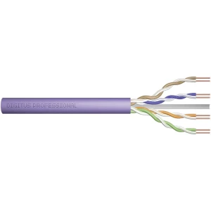Mrežni kabel CAT 6 U/UTP Ljubičasta Digitus Professional DK-1613-VH-305 305 m slika