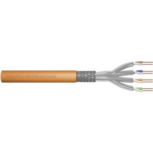 Mrežni kabel S/FTP 4 x 2 x 0.25 mm² Narančasta Digitus Professional DK-1743-VH-5 500 m slika