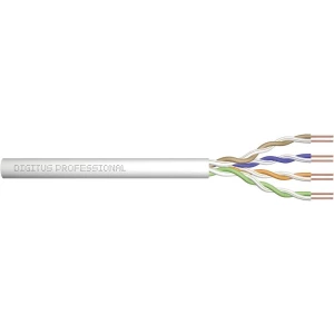 Mrežni kabel CAT 5e U/UTP 4 x 2 x 0.20 mm² Siva (RAL 7035) Digitus Professional DK-1511-V-1-1 100 m slika