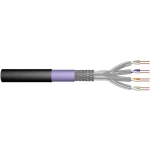 Mrežni kabel S/FTP 4 x 2 x 0.25 mm² Crna (RAL 9005) Digitus Professional DK-1741-VH-10-OD 1000 m