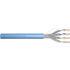 Mrežni kabel CAT 6A U/FTP 4 x 2 x 0.25 mm² Svijetloplava Digitus Professional DK-1623-A-VH-5 500 m slika