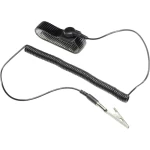 ESD narukvica s kablom za uzemljenje WristME-SET-4-305-K TRU COMPONENTS pritisni gumb 4 mm, kvačica, crna