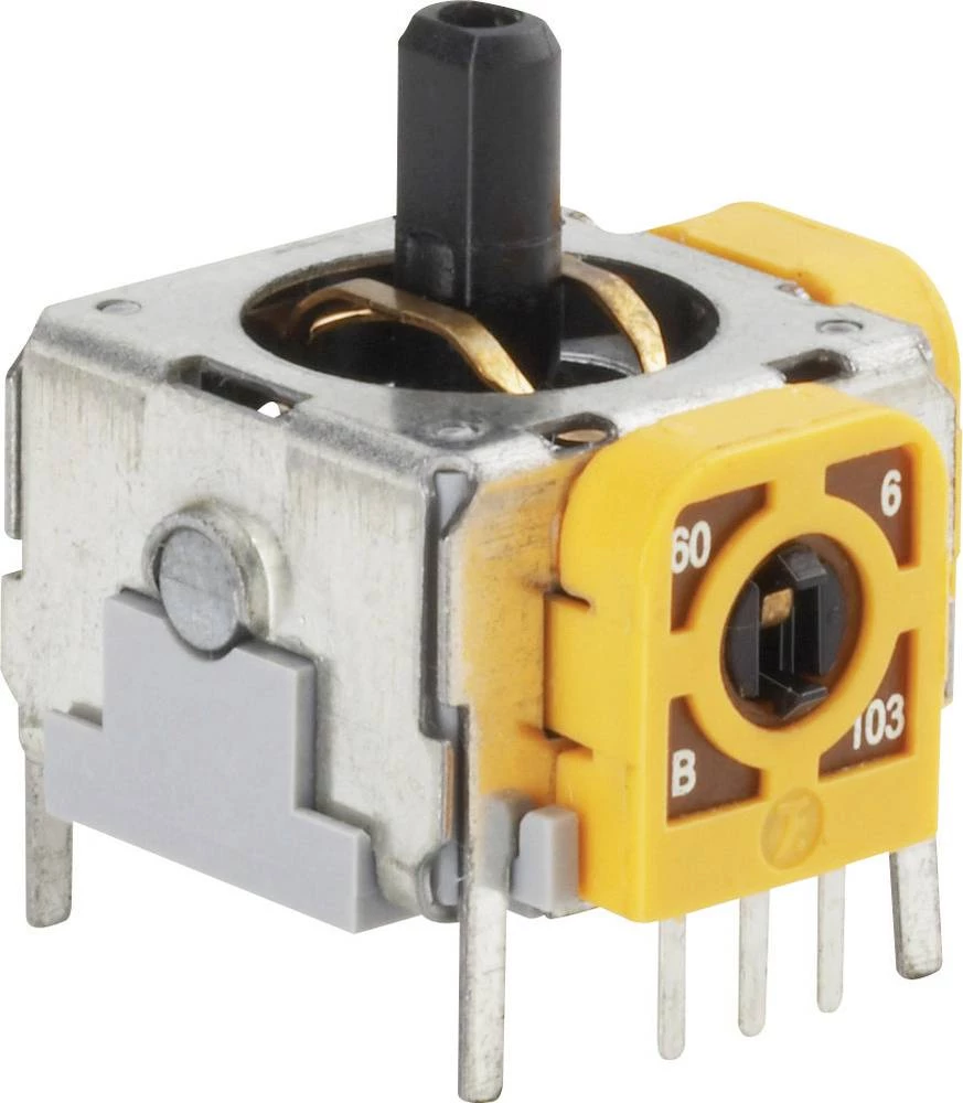 Upravljačka palica 12 V/DC Kunststoffhebel Lötpins TRU COMPONENTS 98002C3 1 kom. slika