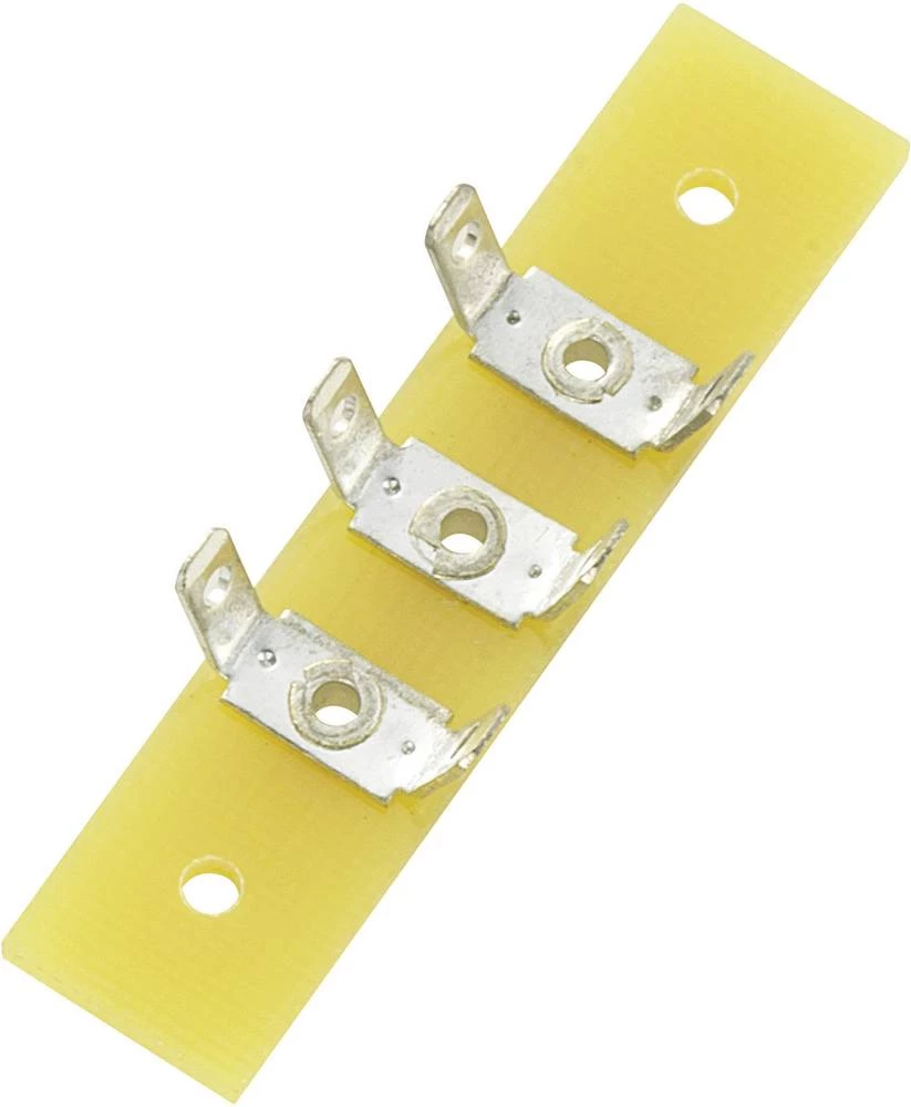 Letva za lemljenje, jednoredna, ukupan broj polova: 3 epoksid (D x Š x V) 44 x 10 x 1.6 mm TRU COMPONENTS 1 kom. slika