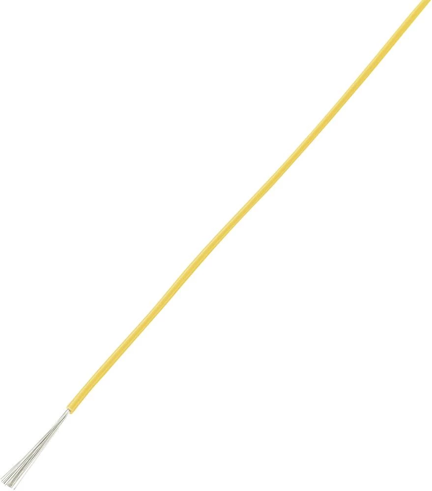 Finožični vodič LiY 1 x 0.14 mm&sup2; žute boje TRU COMPONENTS 1566836 100 m slika