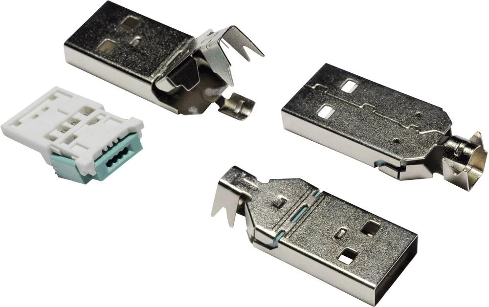 USB A utikač 2.0 ravni utikač, 93013c1134 TRU COMPONENTS sadržaj: 1 kom. slika