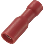 Natična stopica, širina utikača: 2.8 mm debljina utikača: 0.5 mm 180 ° potpuno izolirana, crvene boje TRU COMPONENTS 737623 50 k