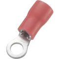 Prstenasta kabelska stopica, poprečni presjek (maks.)=1.5 mmÂ˛ promjer rupe=3.2 mm djelomično izolirana, crvene boje TRU Compone slika