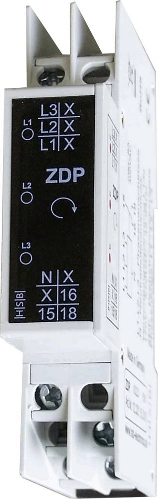 Nadzorni relej 295 - 465 V/AC 1 preklopni 1 kom. HSB Industrieelektronik ZDPN trofazna mreža, slijed faza, izpad faze slika