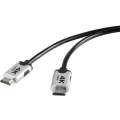 Premium HDMI 4k/Ultra-HD Priključni kabel [1x Muški konektor HDMI - 1x Muški konektor HDMI] 2 m Crna SpeaKa Professional slika