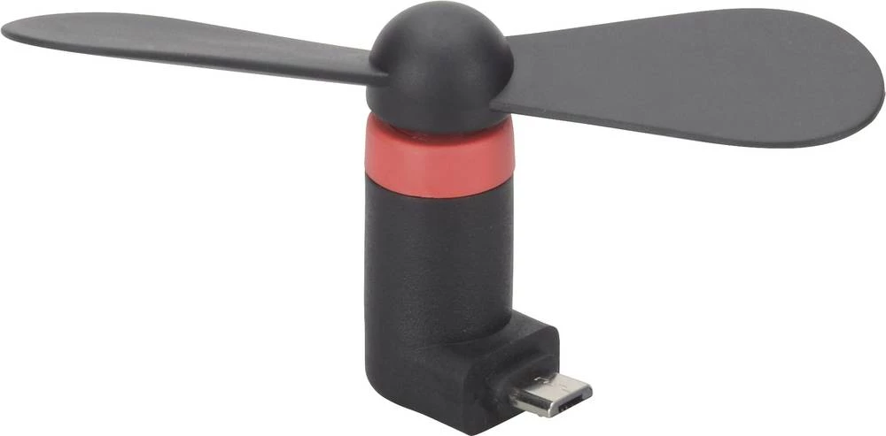 Mini Ventilator Herbert Richter 110 111 01 43 mm x 88 mm x 22 mm, USB priključak slika