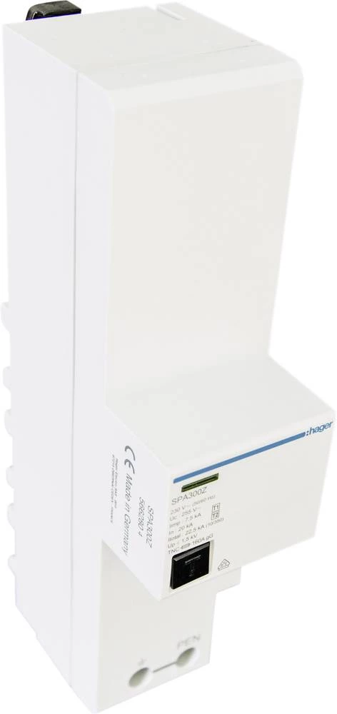 Odvodnik prenapona SPA300Z Hager TNC sustav prenaponska zaštita za: razvodni ormar 22.5 kA slika