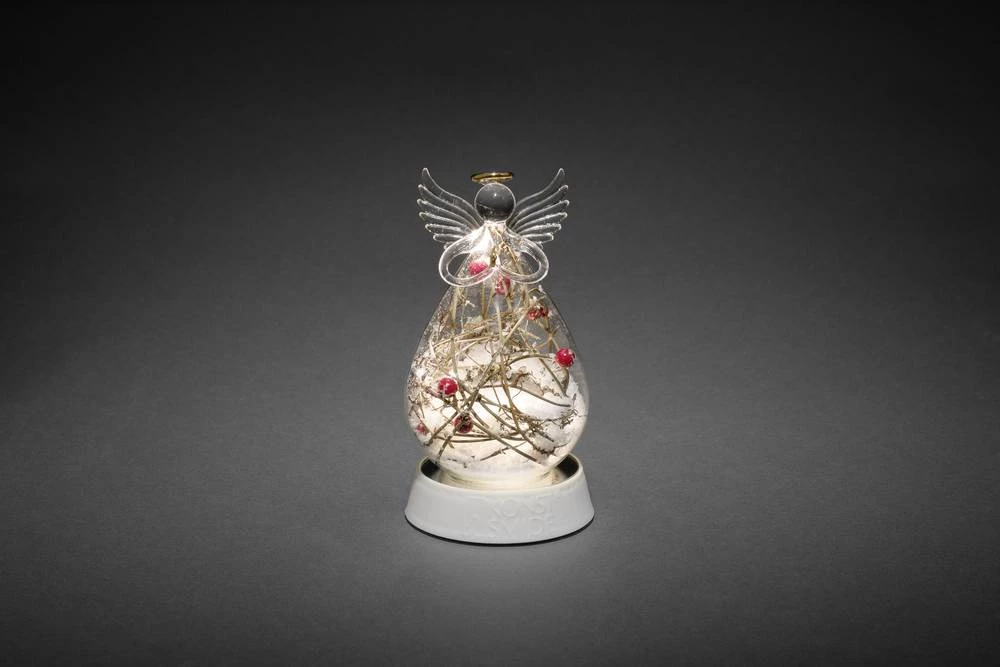 Akrilna figura anđeo, s tajmerom, toplo bijela LED Konstsmide 3389-000 čista slika