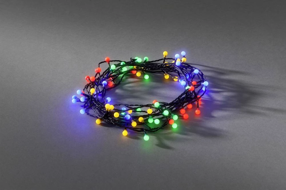 Konstsmide 3691-507 svjetlosni lanac za zabave, vanjski, na struju 80 LED šarene, dužina osvjetljenja: 6.32 m slika