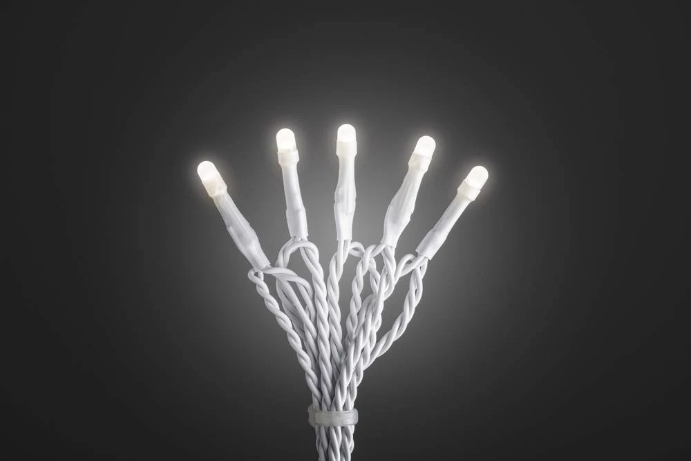 Konstsmide 3810-102 mikro svjetlosni lanac, vanjski, na struju 40 LED toplo bijela, dužina osvjetljenja: 6.24 m slika