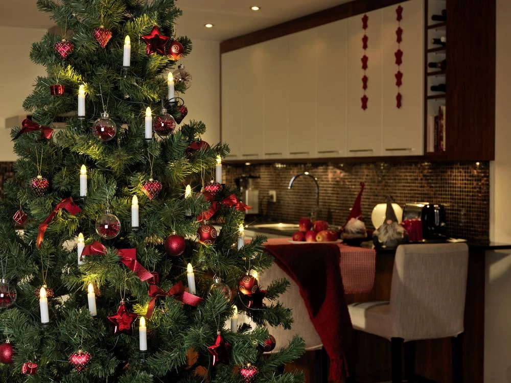 Konstsmide 2010-020 rasvjeta za božićno drvce, unutarnja, na struju 16 LED toplo bijela, dužina osvjetljenja: 7.5 m slika