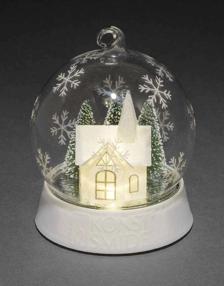 Staklena kugla s tajmerom, toplo bijela LED Konstsmide 3395-000 bijele boje slika