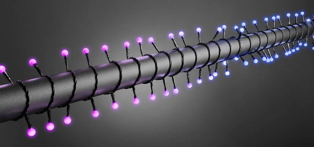 Konstsmide 3697-540 mini svjetlosni lanac, vanjski, na struju 40 LED višebojnih, dužina osvjetljenja: 3.12 m slika