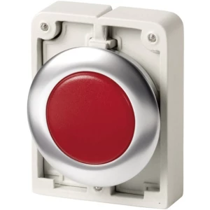 Svjetlosni signalizator plosnat, okrugao , kromirani Crvena Eaton M30C-FL-R 1 ST slika