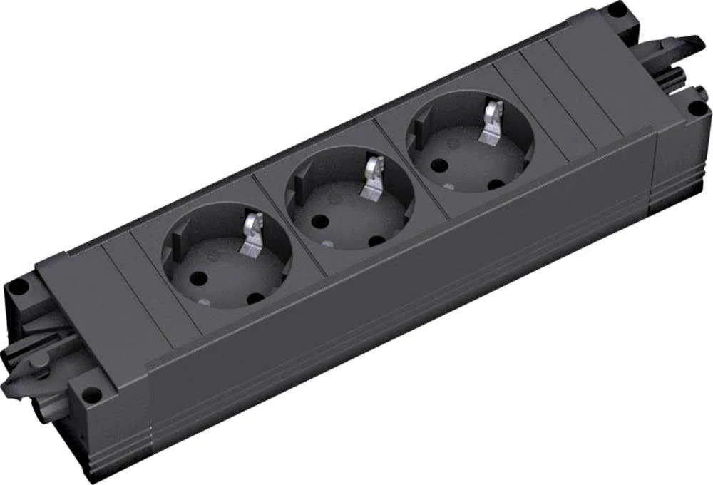 Modul 3-struke utičnice 2637460 Bachmann crna slika