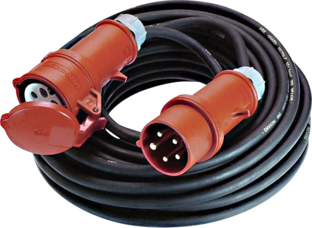 Strujni produžni kabel 0165030 Bachmann Electric 32 A crna 5 m prikladan za van slika