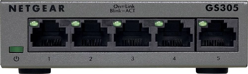 Mrežni preklopnik RJ45 NETGEAR GS305 5 ulaza 1 Mbit/s slika